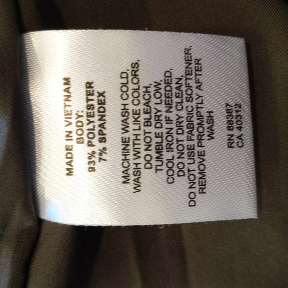 ⛳NWOT Men's Ashworth Lined 3/4 Zip Long Sleeve Pullover with Valley Brook Logo - Picture 6 of 6